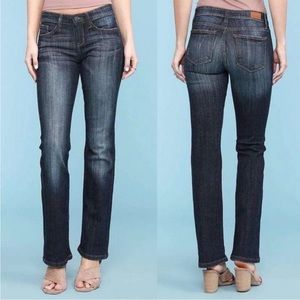 Judy Blue Mid Rise Distressed Boot Cut Dark Wash Jeans JB8235DK